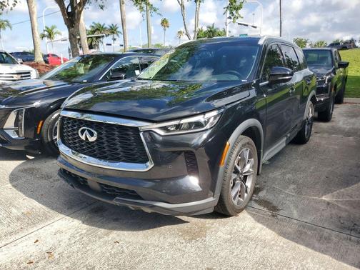 Mineral Black 2023 INFINITI QX60 Luxe