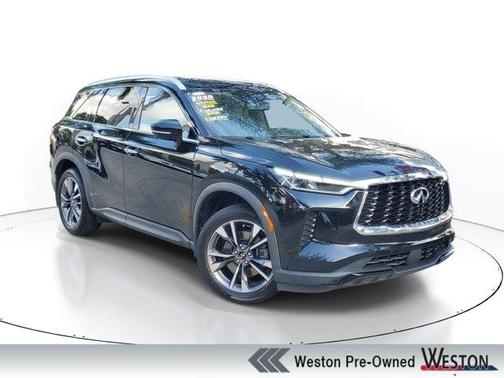 Mineral Black 2023 INFINITI QX60 Luxe