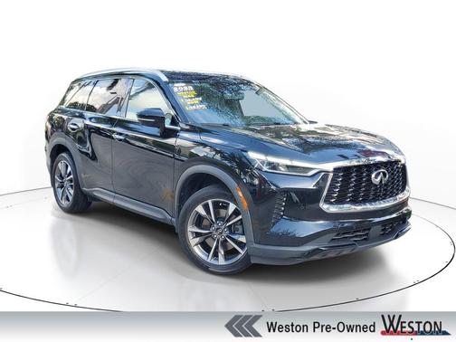 Mineral Black 2023 INFINITI QX60 Luxe