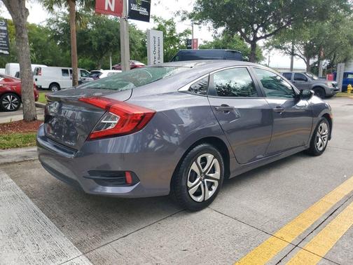 Gray 2018 Honda Civic LX