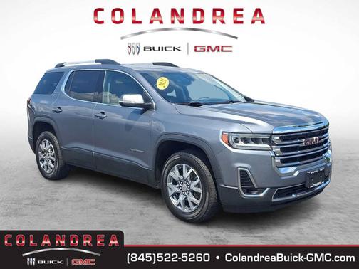 Satin Steel Metallic 2021 GMC Acadia SLT
