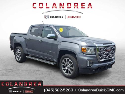 Satin Steel Metallic 2021 GMC Canyon 4WD Denali