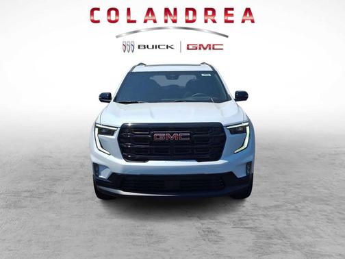 Glacier White Tricoat 2026 GMC Acadia AWD Elevation