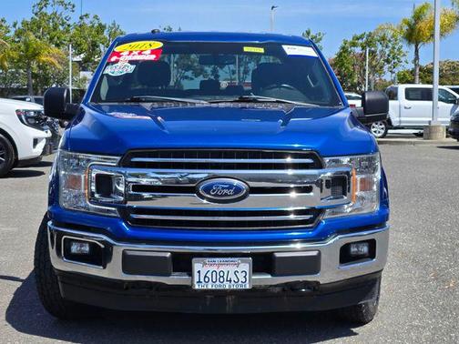 Lightning Blue 2018 Ford F-150 XLT