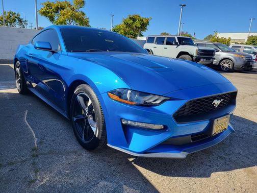 Velocity Blue Metallic 2021 Ford Mustang EcoBoost