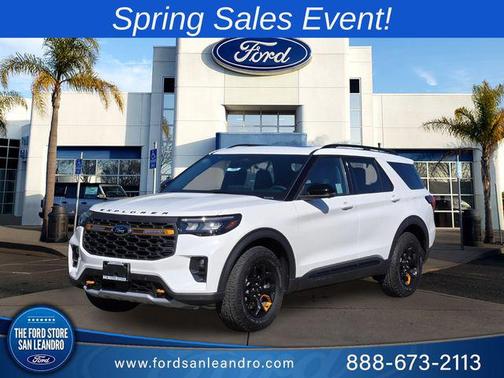 Star White Metallic Tri-Coat 2026 Ford Explorer Tremor