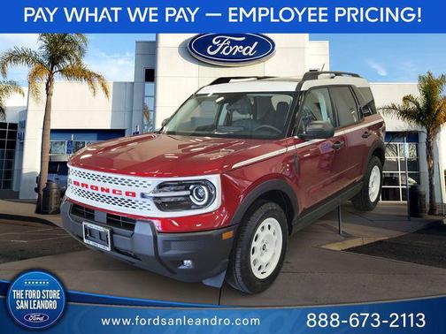 Ruby Red Metallic Tinted Clearcoat 2026 Ford Bronco Sport Heritage