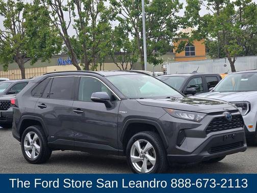 Magnetic Gray Metallic 2021 Toyota RAV4 Hybrid LE
