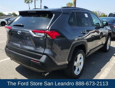 Magnetic Gray Metallic 2021 Toyota RAV4 Hybrid LE