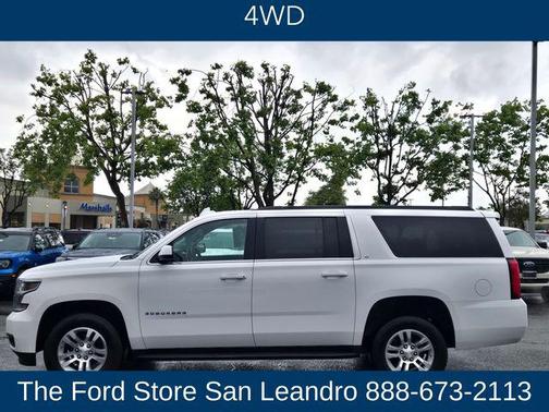 Summit White 2019 Chevrolet Suburban LT