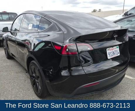 Solid Black 2025 Tesla Model Y Long Range Dual Motor Rear-Wheel Drive