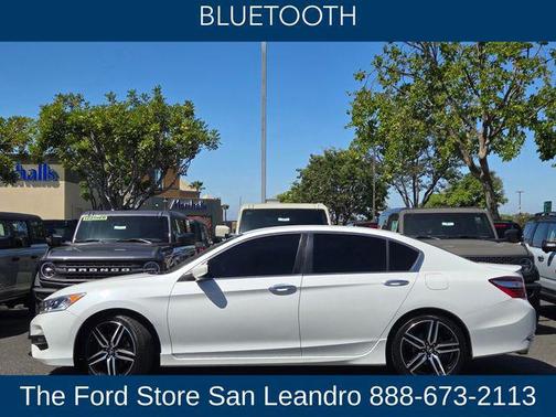 White Orchid Pearl 2017 Honda Accord Sport SE