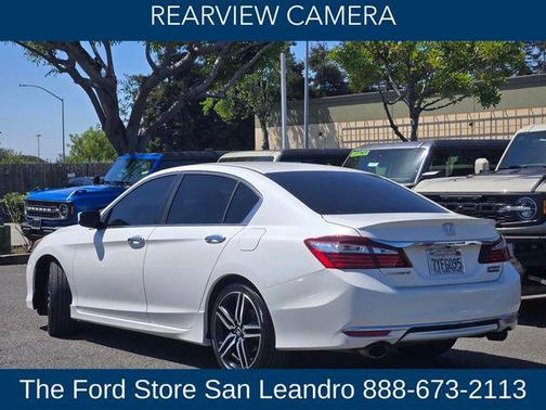 White Orchid Pearl 2017 Honda Accord Sport SE