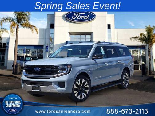 Glacier Gray Metallic Tri-Coat 2026 Ford Expedition Max Platinum
