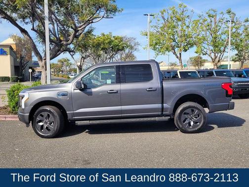 Carbonized Gray Metallic 2025 Ford F-150 Lightning Flash