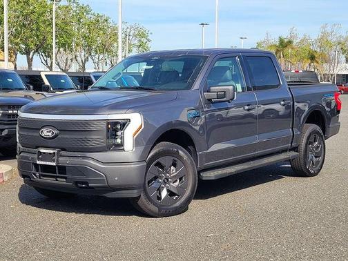 Carbonized Gray Metallic 2025 Ford F-150 Lightning Flash