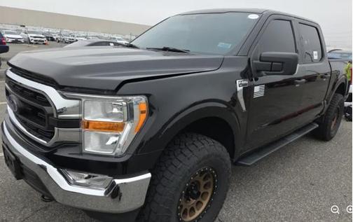 Agate Black Metallic 2021 Ford F-150 XLT
