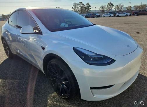 Pearl White Multi-Coat 2021 Tesla Model Y Long Range Dual Motor All-Wheel Drive