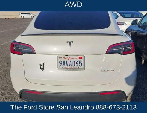 Pearl White Multi-Coat 2021 Tesla Model Y Long Range Dual Motor All-Wheel Drive