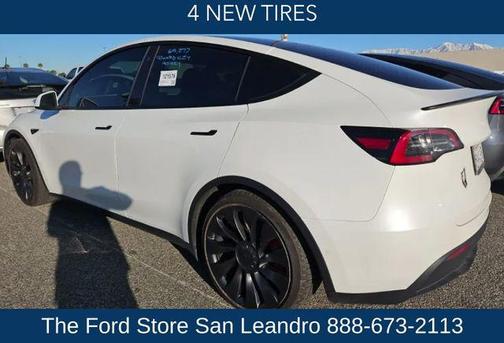 Pearl White Multi-Coat 2021 Tesla Model Y Long Range Dual Motor All-Wheel Drive