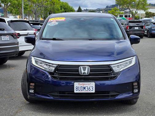 Obsidian Blue Pearl 2021 Honda Odyssey Touring