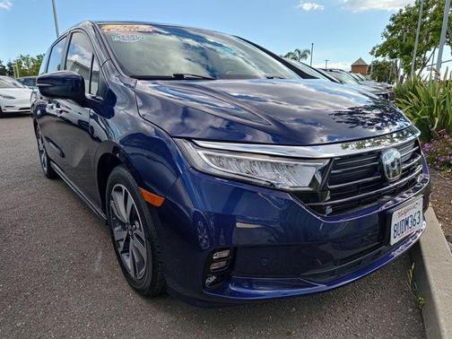 Obsidian Blue Pearl 2021 Honda Odyssey Touring