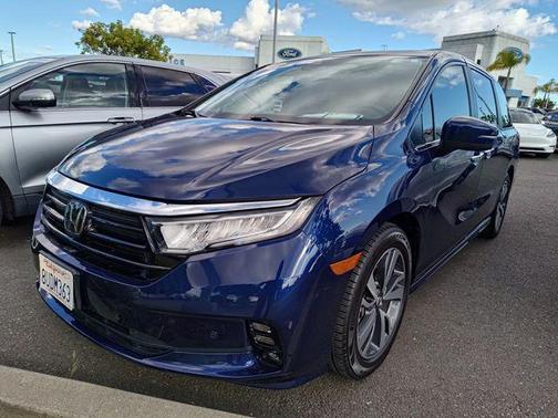 Obsidian Blue Pearl 2021 Honda Odyssey Touring