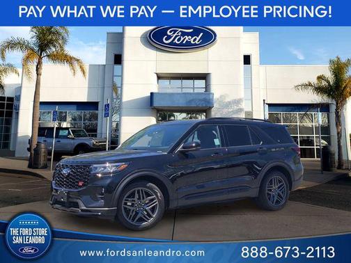 Agate Black Metallic 2026 Ford Explorer ST