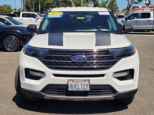 Oxford White 2020 Ford Explorer XLT