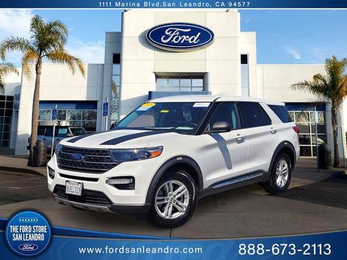 Oxford White 2020 Ford Explorer XLT