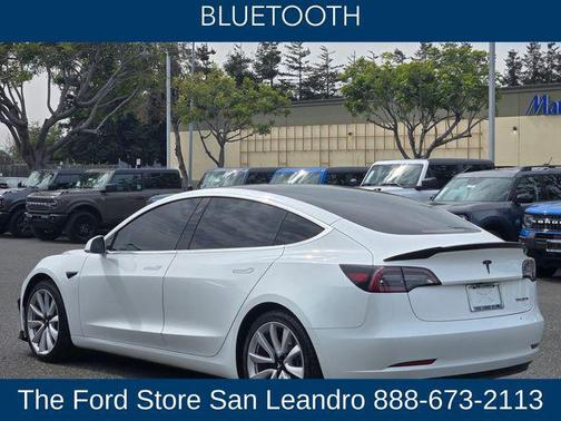 Pearl White Multi-Coat 2018 Tesla Model 3 Long Range