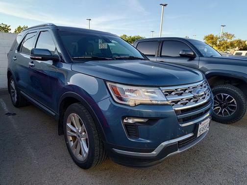 Blue Metallic 2019 Ford Explorer Limited