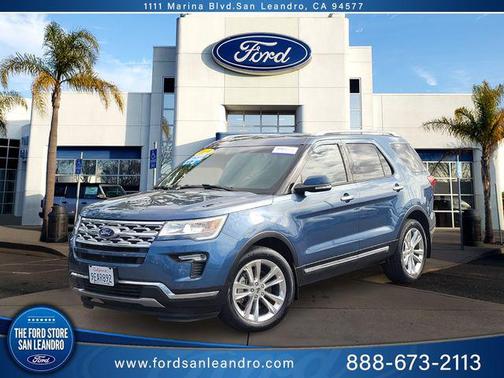 Blue Metallic 2019 Ford Explorer Limited