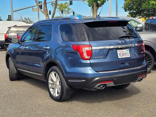 Blue Metallic 2019 Ford Explorer Limited