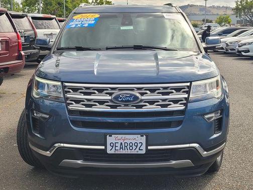 Blue Metallic 2019 Ford Explorer Limited