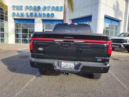 Agate Black Metallic 2024 Ford F-150 Lightning LARIAT