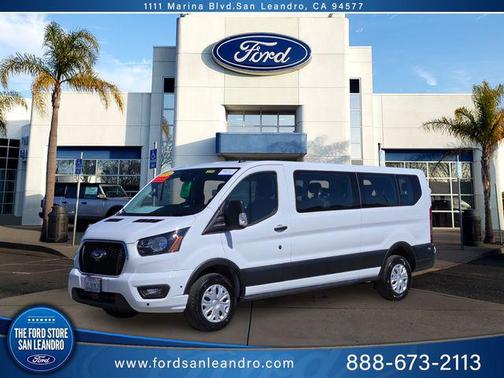 Oxford White 2024 Ford Transit-350 XLT