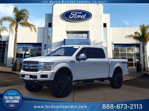 Star White Metallic Tri-Coat 2020 Ford F-150 Platinum