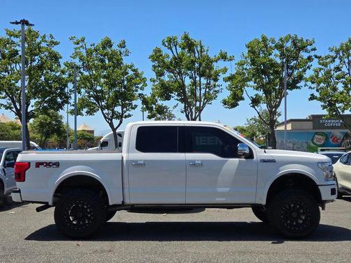 Star White Metallic Tri-Coat 2020 Ford F-150 Platinum
