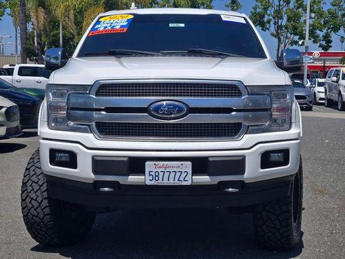 Star White Metallic Tri-Coat 2020 Ford F-150 Platinum