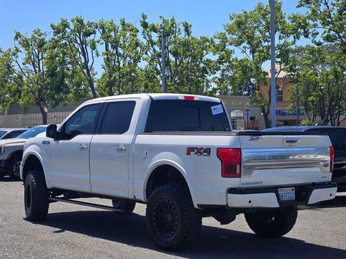 Star White Metallic Tri-Coat 2020 Ford F-150 Platinum