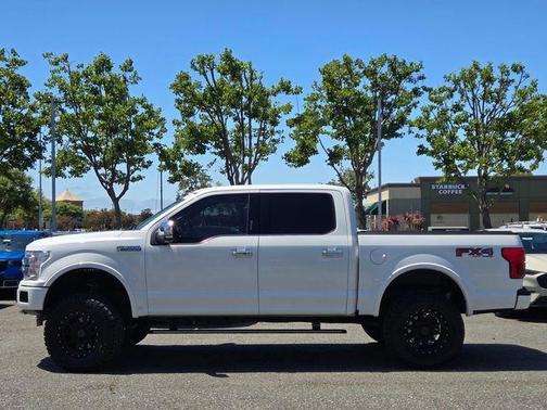 Star White Metallic Tri-Coat 2020 Ford F-150 Platinum