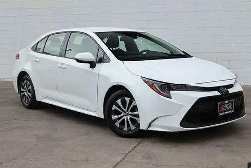 Super White 2021 Toyota Corolla Hybrid LE
