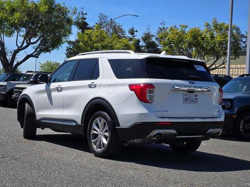 Star White Metallic Tri-Coat 2020 Ford Explorer Limited
