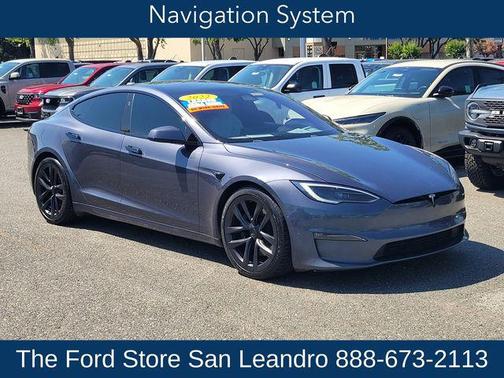 Midnight Silver Metallic 2022 Tesla Model S Long Range
