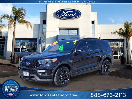 Agate Black Metallic 2020 Ford Explorer ST