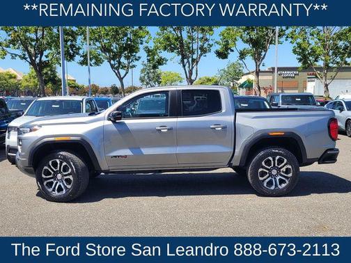Sterling Metallic 2023 GMC Canyon AT4