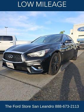 Midnight Black 2020 INFINITI Q50 3.0t LUXE