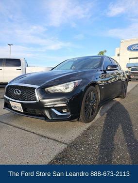 Midnight Black 2020 INFINITI Q50 3.0t LUXE