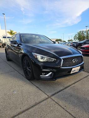 Midnight Black 2020 INFINITI Q50 3.0t LUXE